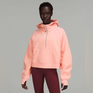 BRAND NEE Lululemon Scuba Oversized Half-Zip Hoodie Dew Pink XS/S